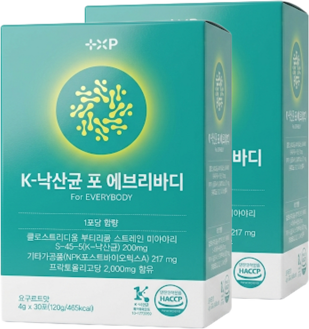 New k낙산균 포 에브리바디 셀프 보호막 강력한 생존력 특허받은 낙상균 생균 유산균 대사산물 유산균먹이 3종 배합 포뮬러 분말, 2세트, 30회분