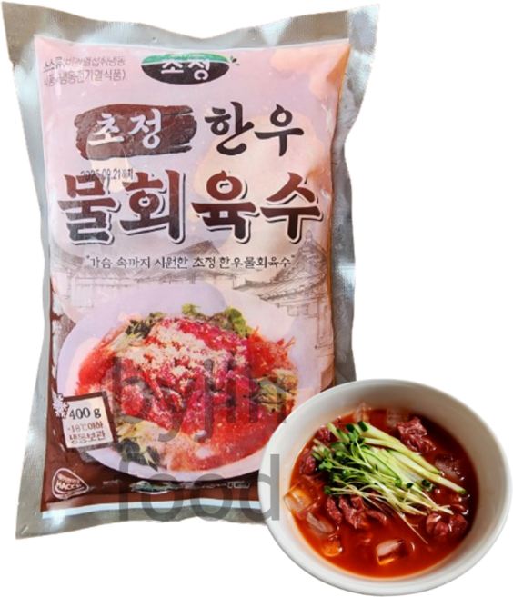 초정식품 한우 물회육수, 400g, 10개