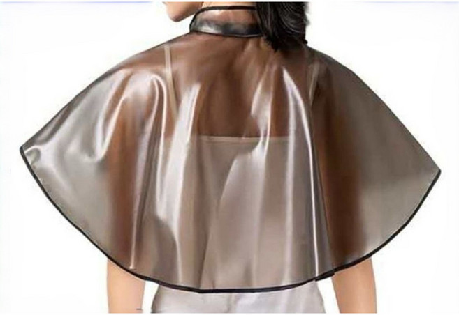 블리스키미 미용 가운 셀프 염색 미용실 생활 방수 커트 파마 펌 케이프, 1개, 블랙