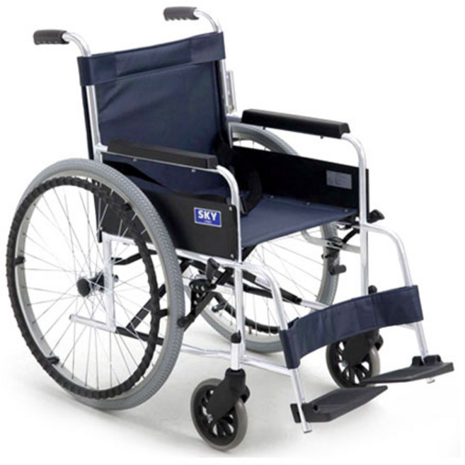 [미키코리아] 스틸휠체어 SKY-1, 1개, MIKI SKY-1