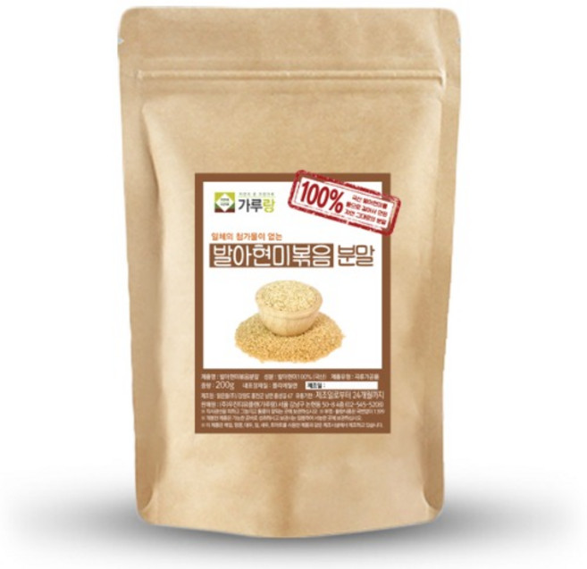 가루랑 가루랑v 100% 국산 발아현미분말(볶음) 선식 1kg, 1개