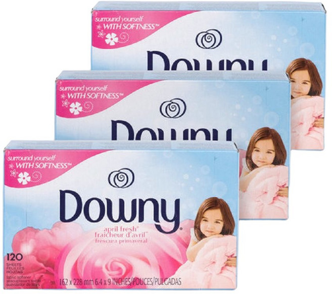 다우니 건조기용 드라이시트 에이프릴 120매 x 3개, 360개