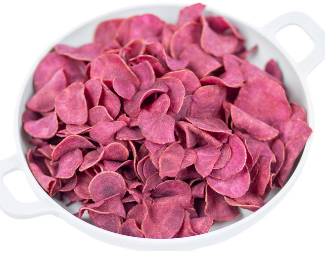 [무설탕 자연 간식] 20년전통 뻥튀기곡물나라 자색고구마칩 바삭한 식감 글루텐프리 아이도 안심 웰빙 간식