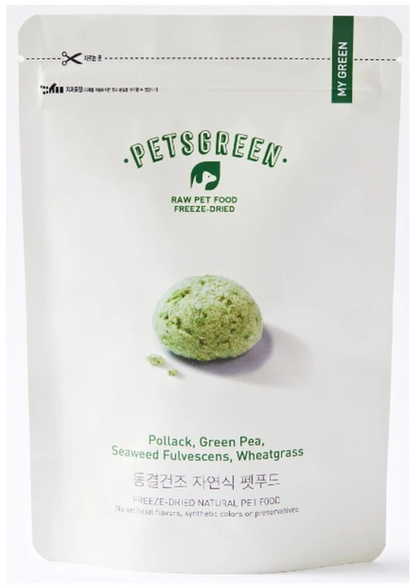 펫츠그린 동결건조 자연식 수제 간식, 마이그린 맛, 1개, 25g - 쿠팡