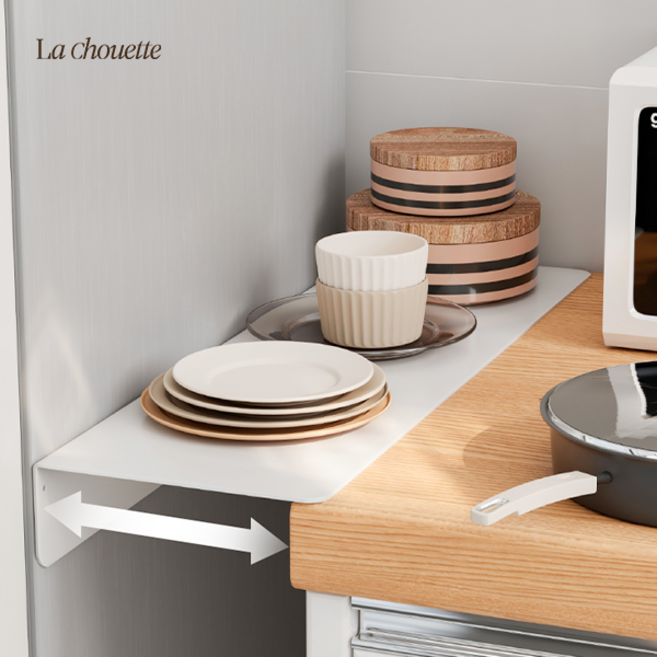 라슈에뜨 다용도 틈새공간 활용 자석 선반 냉장고 싱크대 세탁기 사이드 공간활용 자석 상판, 화이트, 1개