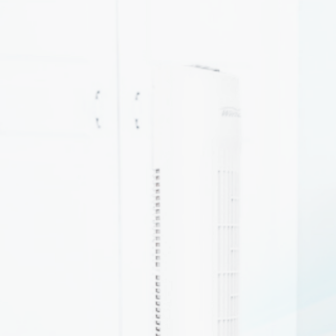 [최신형] bldc 날개없는 선풍기 무소음 타워형 리모컨, 화이트