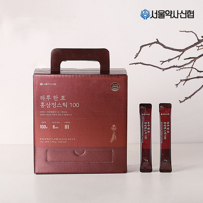 서울약사신협 하루 한 포 홍삼정스틱 100포, 100회분, 1개