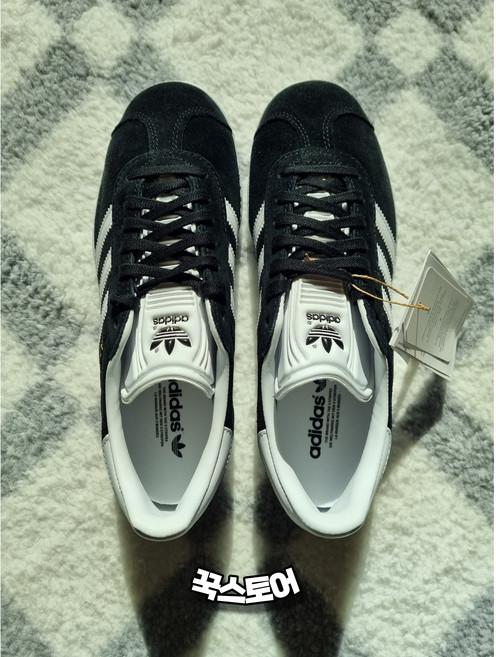 ADIDAS 아디다스 가젤 코어 블랙 화이트 남녀공용 운동화 단화 스니커즈 사계절 데일리슈즈