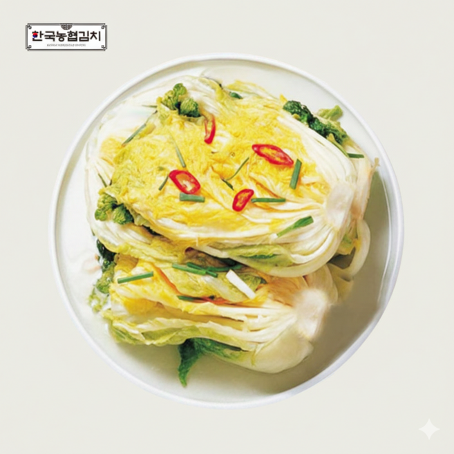 [황씨네옹고집] 한국농협김치 남한강김치 국내산 백김치, 1개, 3kg