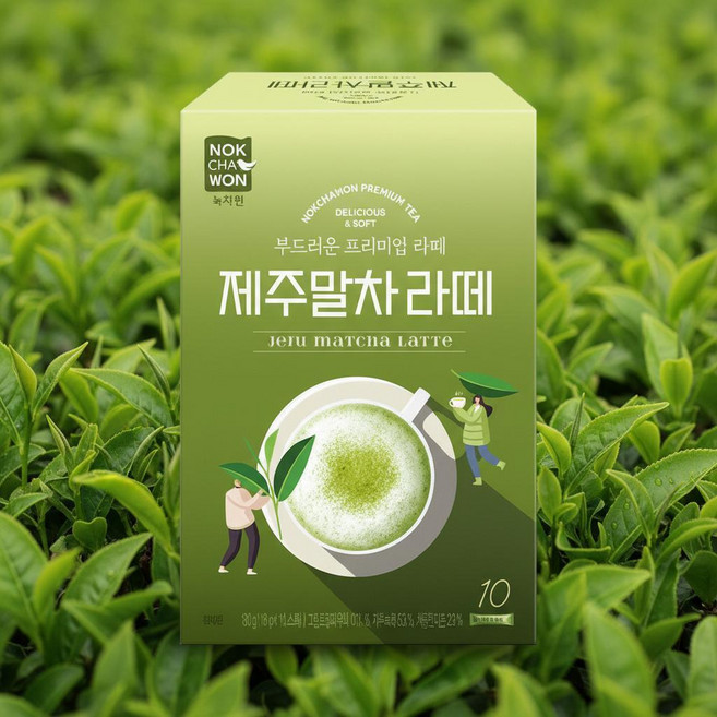 츄티 따뜻한 건강차 말차라떼, 1박스, 18g, 10개입