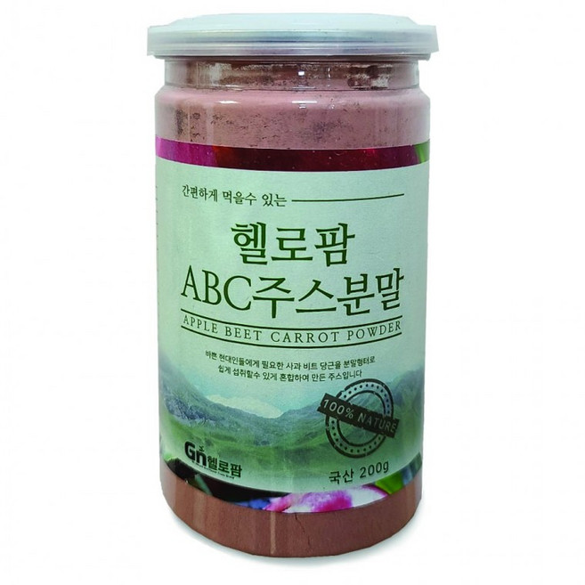추석 선물 통째로 비트즙 사과 당근 주스 ABC쥬스 에이비씨주스 분말 200g, 1개