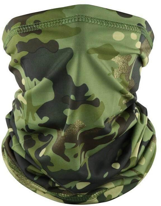 얼음 실크 태양 보호 마스크 마법 헤드 스카프 페이스 타월 남자 여름을 타는 목 커버 UV, 아름다운 녹색(UPF40+ UV 97 차단), 1개