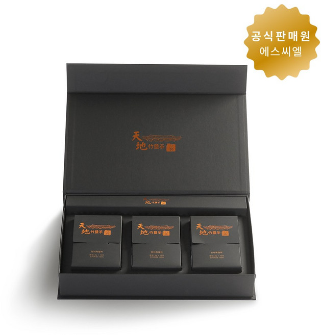 에스씨엘 천지죽염 죽염차 9회용융 자죽염 원전수 방류 이전 생산 죽염 100%, 3g, 30개