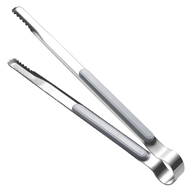 스텐 다용도 집게 중, 회색, 1개