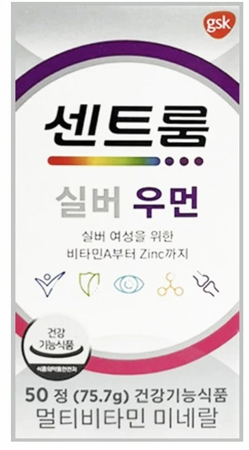 센트룸 실버우먼 멀티비타민미네랄(50정), 50정, 1개 - 쿠팡