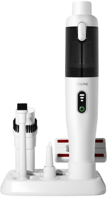 비브르 BLDC 무선 핸디 청소기 진공 미니 차량용 강력 흡입 블로우 압축팩, 화이트, BLDC-V10000