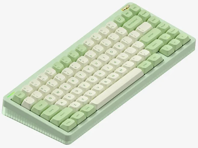 NuPhy Halo75 V2 무선 기계식 키보드 3 모드 CNC 핫 스왑 가스켓 RGB POM 저소음 QMK/VIA 맞춤형 오피스 게, 02 Raspberry axis, 03 green