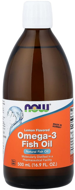 나우푸드 오메가 3 피쉬 오일 레몬, 500ml, 1개