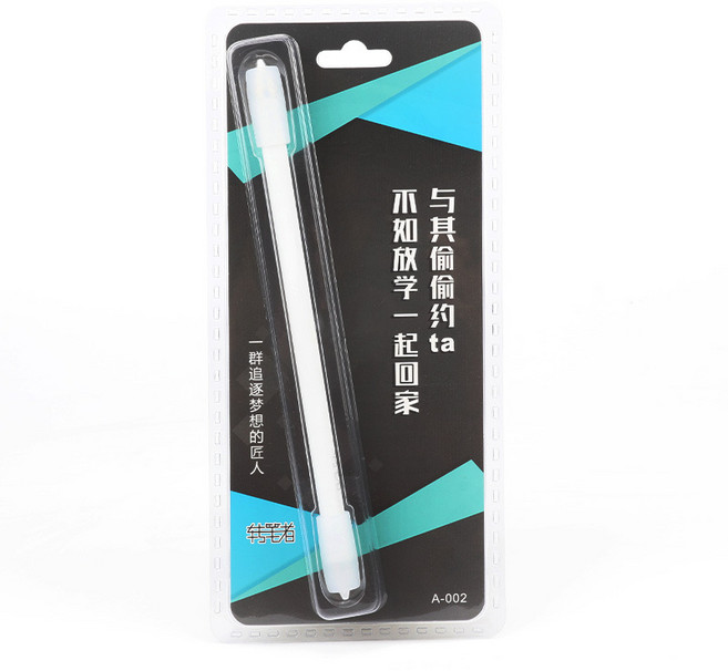 轉筆者 轉筆專用筆 平衡重力支點 輕巧舒適 附贈教學書, 磨砂白 轉轉筆, 無