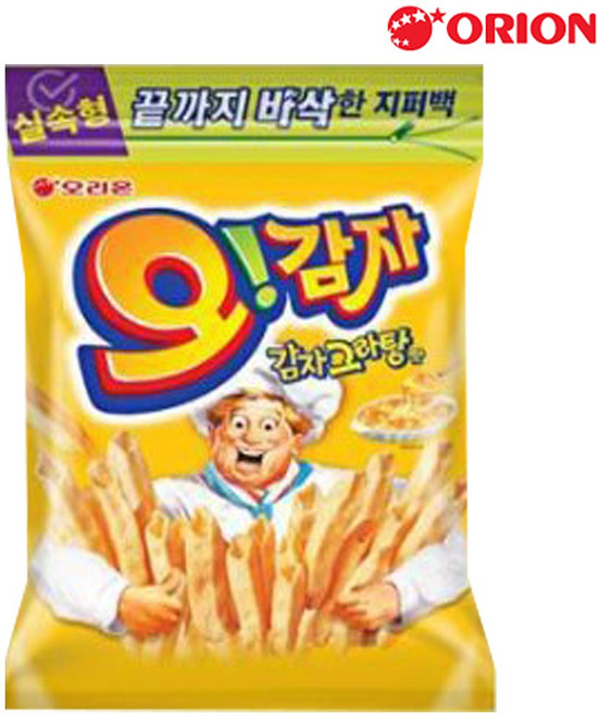 오리온 오감자 감자그라탕맛 지퍼백 202g 대용량 과자 간식