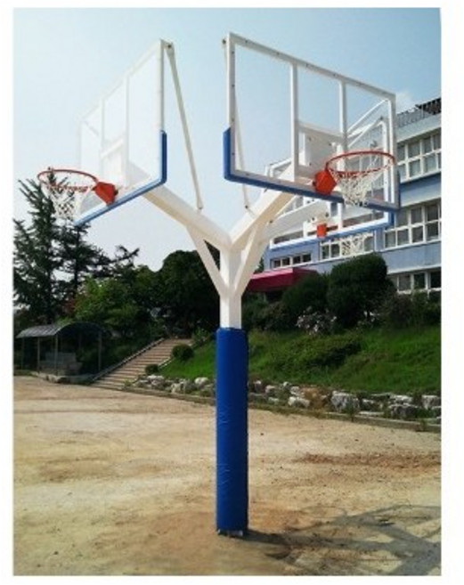 월드스포츠산업 고정식농구대 3면 국민체육진흥공단모델 WDB-1054