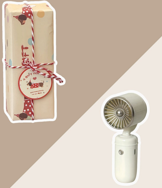 手持迷你風扇禮盒, 1個, 禮物裝500mAh
