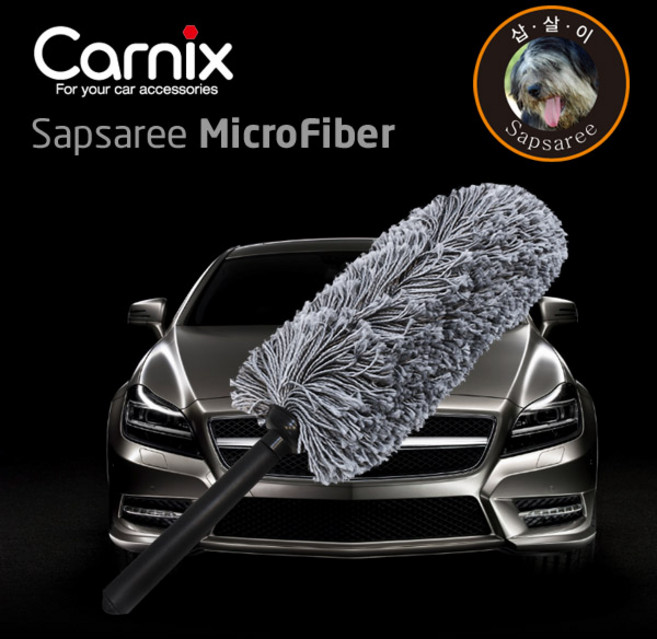 인더룩 삽살이 마이크로화이바 차량용 먼지털이개, 1개