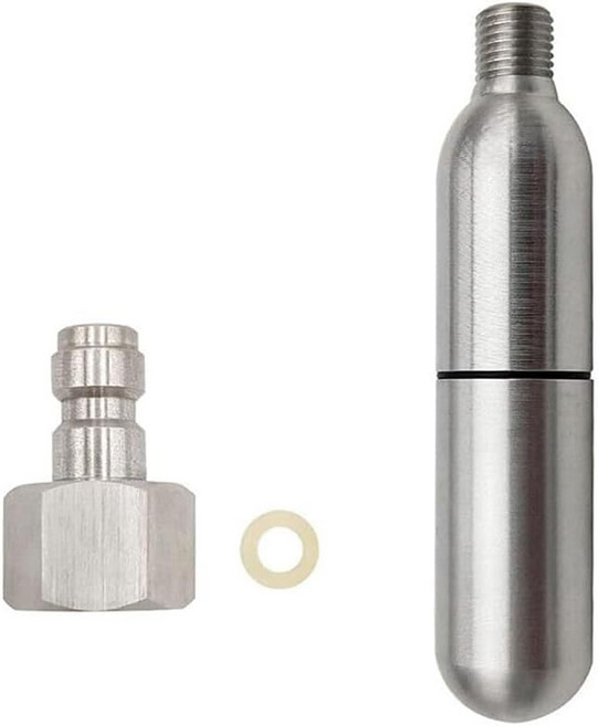 BEIST 야외 충전식 16G CO2 카트리지 8mm 펌핑 플러그 배터리 구동 20MPa 압력 저항성 포함