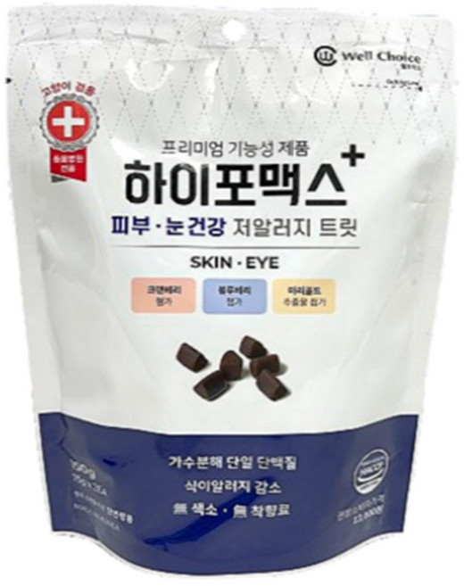동물병원전용 하이포맥스 저알러지 트릿, 1개, 150g, 피부+눈