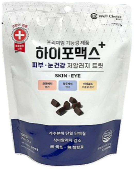 동물병원전용 하이포맥스 저알러지 트릿, 1개, 150g, 피부+눈 - 쿠팡