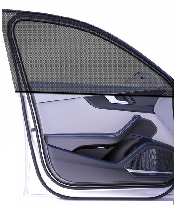 위너리스 차량용 창문 모기장 앞2P+뒤2P 자동차 방충망