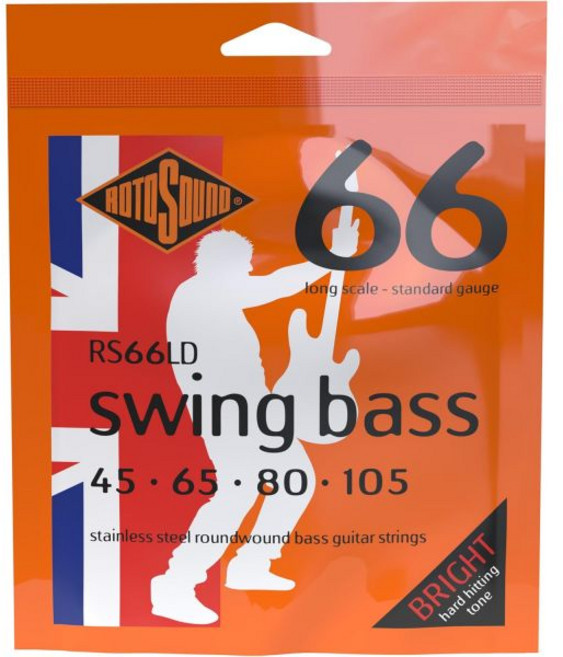 로토사운드 스윙 베이스 66 롱 스케일 베이스 기타 줄 (RS66LD 스탠다드), 싱글