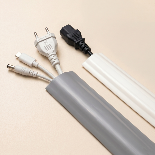 셀렉디 잘라쓰는 전선 몰딩 가리개 테이프, 크림화이트, 1개