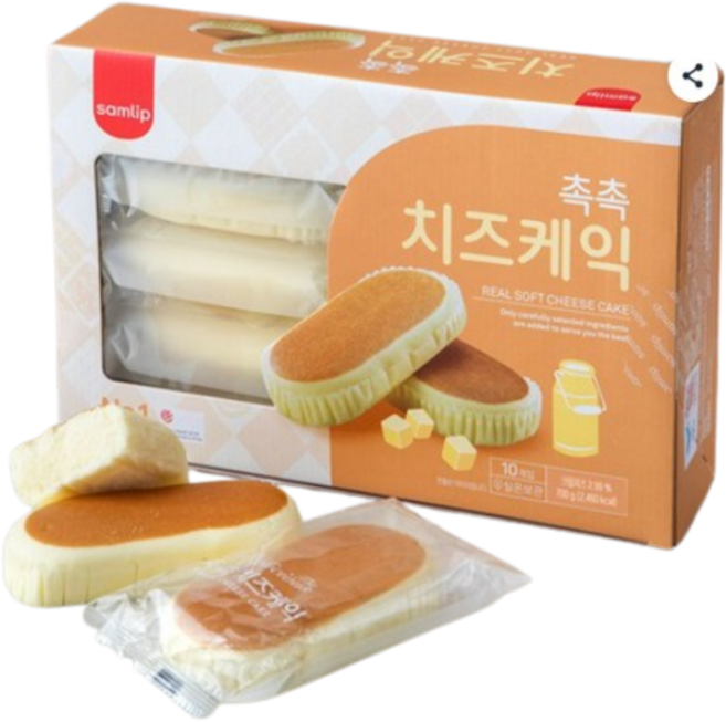 삼립 리얼 후레쉬 치즈케익 70g 10개입, 10개