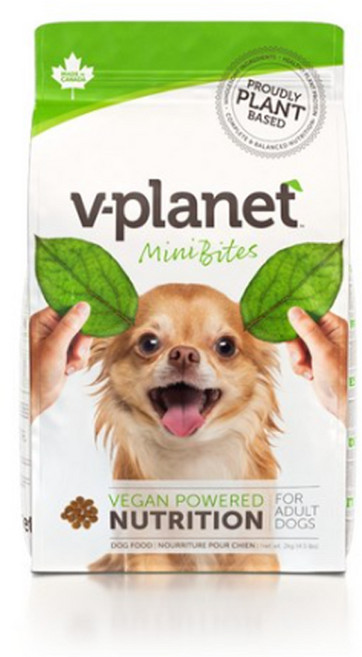 강아지 비건 사료 브이플래닛 미니바이트 채식 사료 2.04kg, 1개
