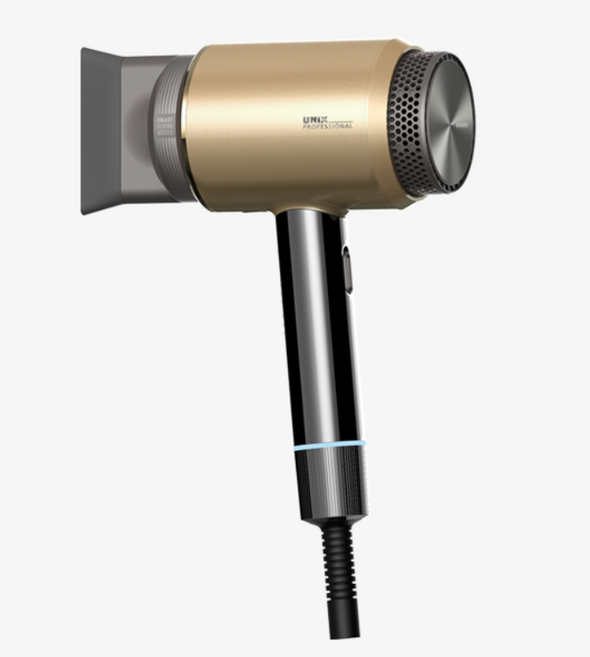 유닉스 에어샷 드라이기 UN-B1745 골드+거치대+사은품