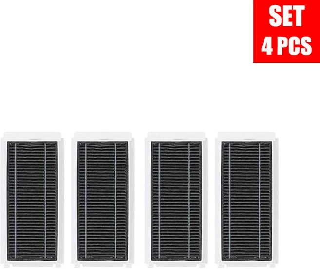 청소기 필터에코백스 디봇 N30 프로 메인 브러시 사이드 HEPA 필터 먼지 봉투 천 액세서리, 01, 07 HEPA FILTER 4PCS