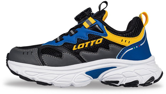 LOTTO 童鞋 追風轉扣避震跑鞋 藍色 LT5AKR0266 兒童運動鞋 19-23CM