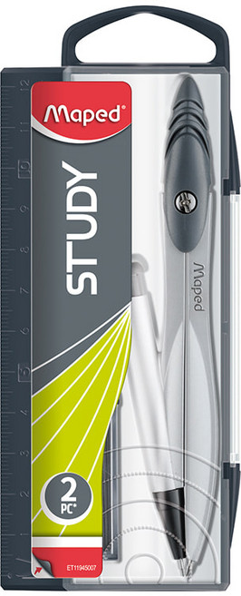 Trademall_콤파스 마패드 STUDY ( 샤프형 ) 3F 원그리기 형 고정우수 제도용 용기구 식 컴퍼스_xmfpdlema, 1개