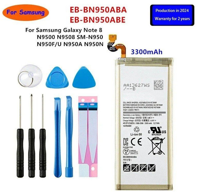노트 10 라이트 8 9 20 10X 5G N975F N950 N960F N980F 용 배터리 EB-BN770ABY EB-BN972ABU, 03 For Galaxy Note 8, 1개, For Galaxy Note 8