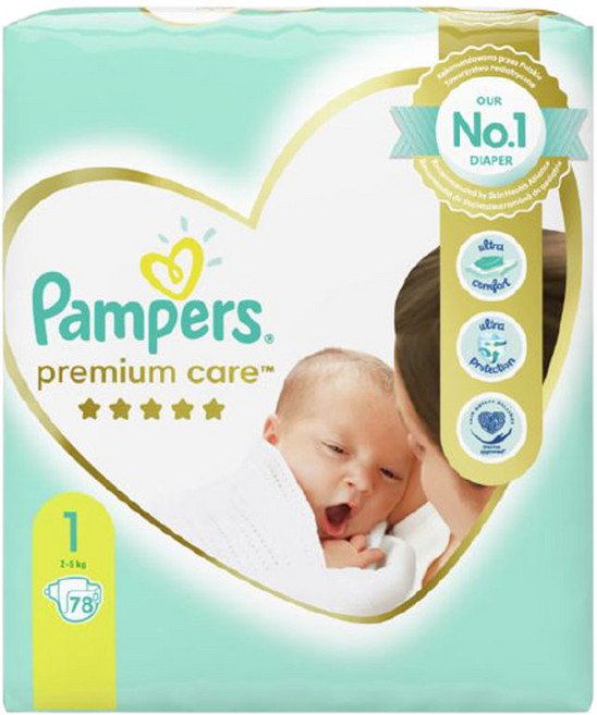 데코마당 유로 베이비드라이 기저귀, 78매, 1단계