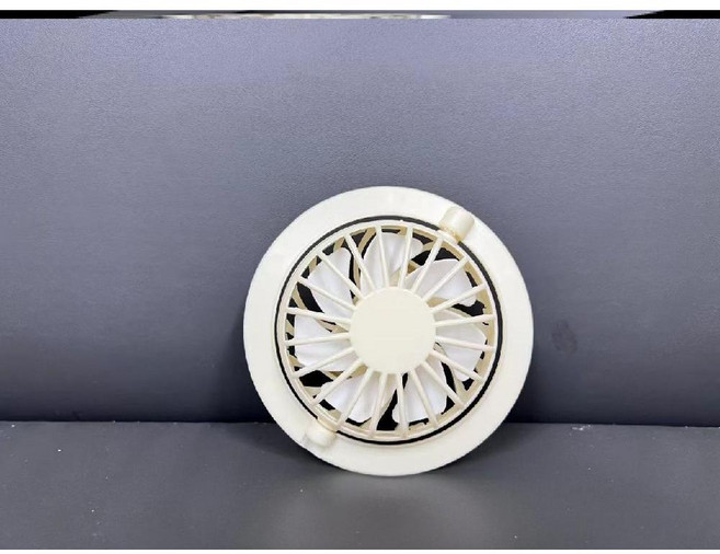 선풍기안정모 장착형 쿨러 여름용 산업안전 헬멧 통풍, 라이트옐로우