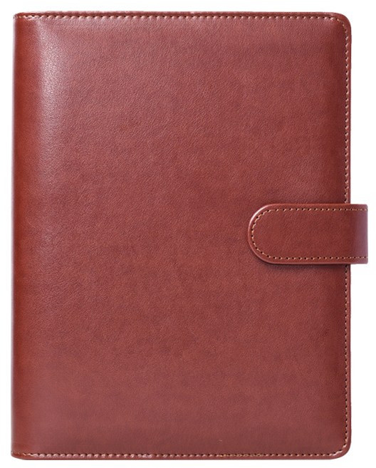 톤랜드 베이직 가죽 6공 다이어리 바인더, 와인브라운