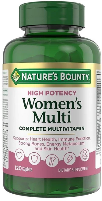 네이처스바운티 Nature's Bounty 영양제 여성용 컴플리트 멀티비타민 120정, 1개 - 쿠팡