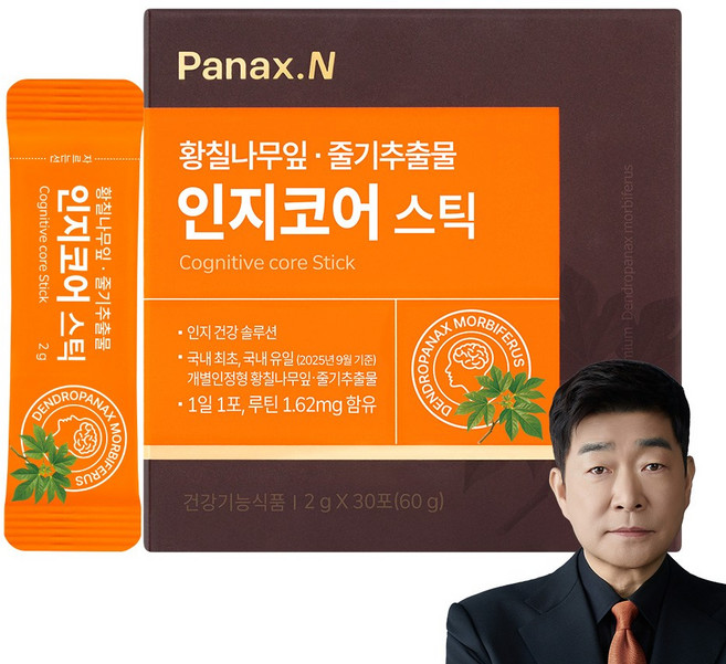 [휴온스N 공식] 인지코어 스틱 기억력 두뇌영양제 황칠나무잎, 1개, 30회분