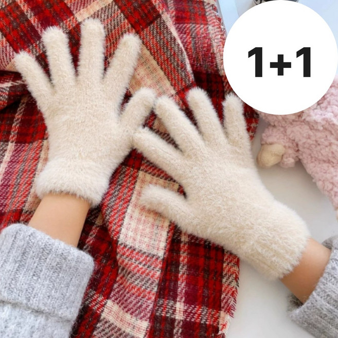 모리포켓 털 수면장갑 수족냉증장갑 겨울장갑 손가락장갑