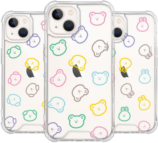 13 케이스 라인애니멀 젤하드 범퍼 Md638