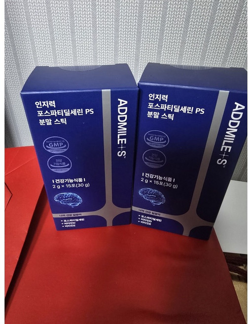 애드마일스 인지력 포스파티딜세린 PS 분말스틱 15p, 2개, 30g