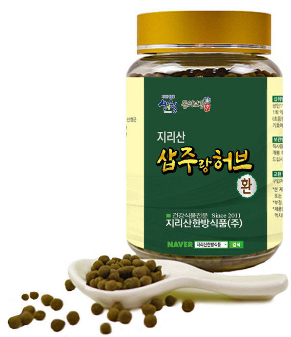삽주랑허브환 180g/동의보감촌 지리산 삽주 맥아 산사 사인 혼합 전통환(지리산한방식품), 180g, 1.8g, 1개