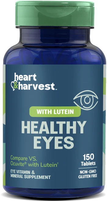 Heart & Harvest 헬씨 아이즈 루테인 포함 타블렛, 1개, 150정 - 쿠팡